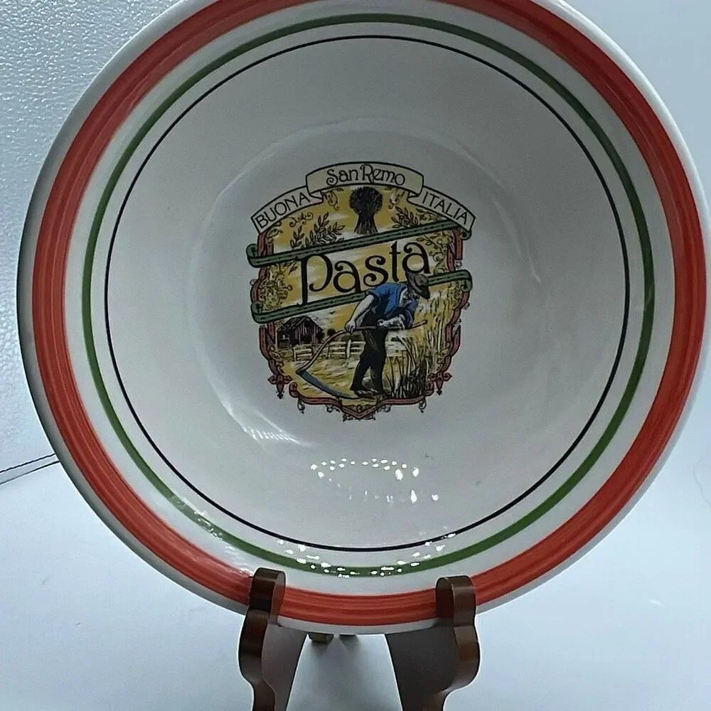Vintage Himark “ Buona San Remo Italian” serving bowl.